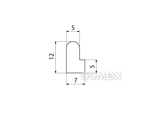 Kompaktes Silikonprofil, L-Form - 0209, 