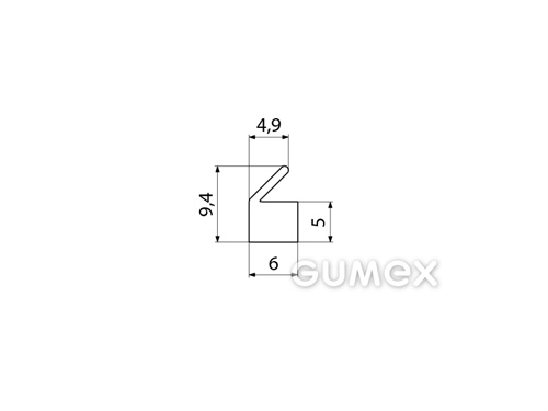 Kompaktes Silikonprofil, L-Form - 0513, 